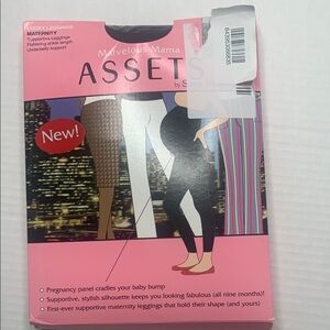 SPANX Assets Marvelous Mama Maternity Lucky‎ Leggings. Brown. Size 1